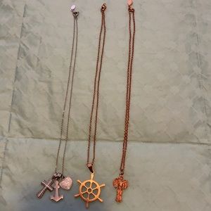 Qvc 3 Necklaces Steel by Design